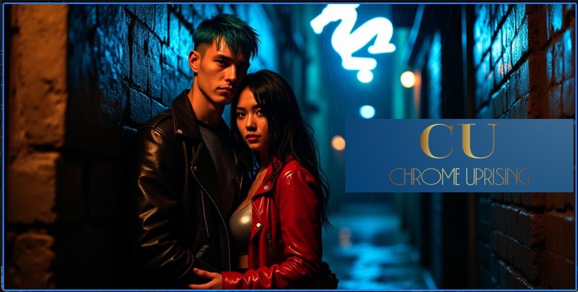AI-generated faux perfume advertising key art